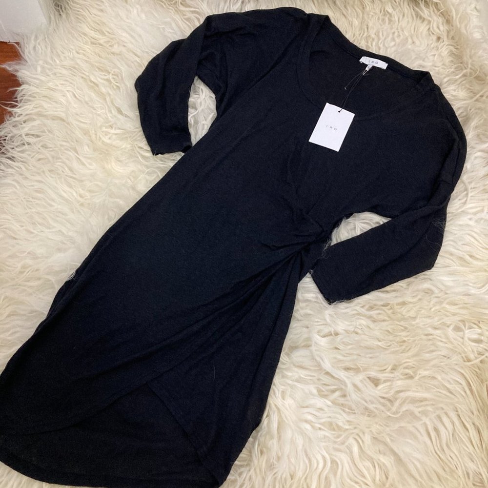 IRO Clarane Gathered Jersey Dress - Picture 3 of 15